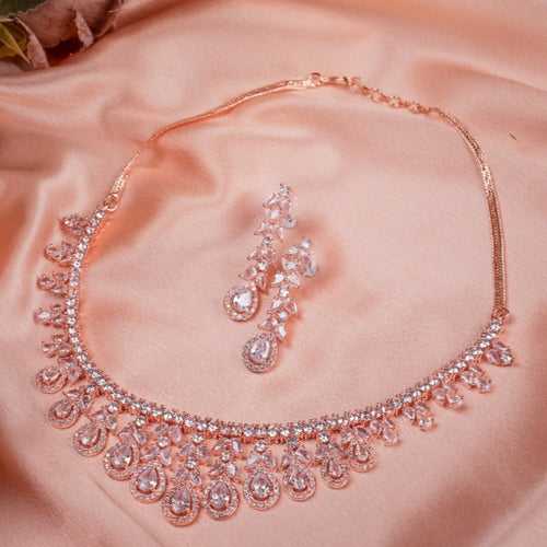 Exotic Blush Necklace Set