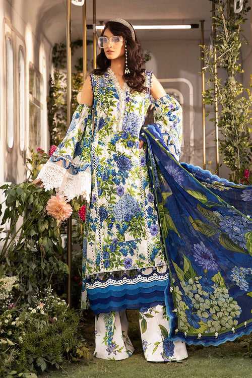 MARIA B M.Prints | Spring Summer Lawn Suits : 2024 | 2B