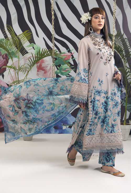 Adan's Prints Lawn Suits by Nazia Noor | 2024 - Print 5500