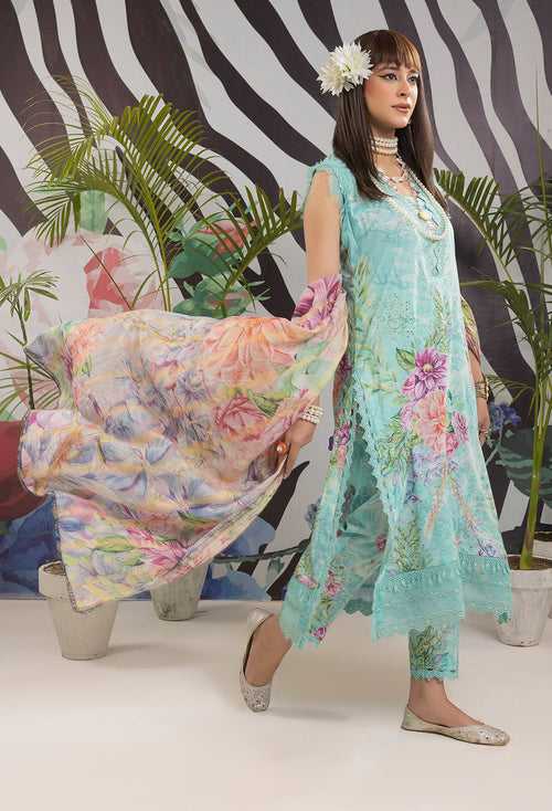 Adan's Prints Lawn Suits by Nazia Noor | 2024 - Print 5509