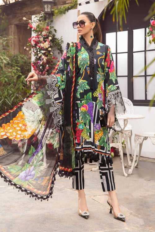 MARIA B M.Prints | Spring Summer Lawn Suits : 2024 | 8B