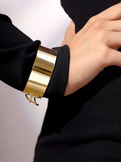 Prita Statement Gold Plated Bracelet