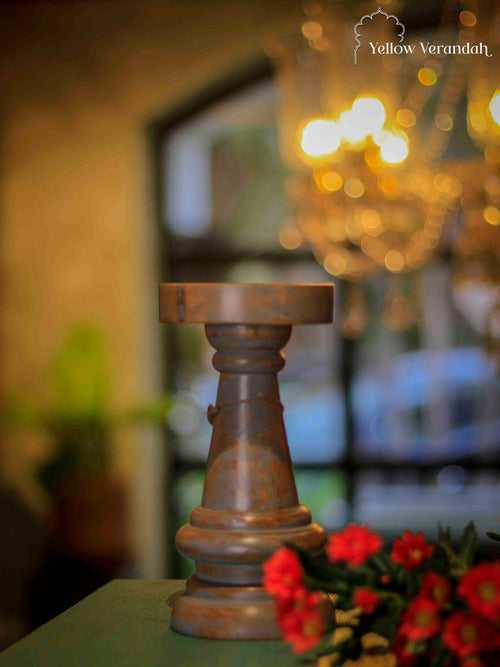 Wooden Candle Stand