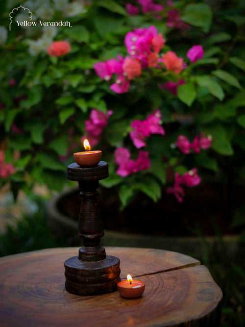 Wooden Candle Stand