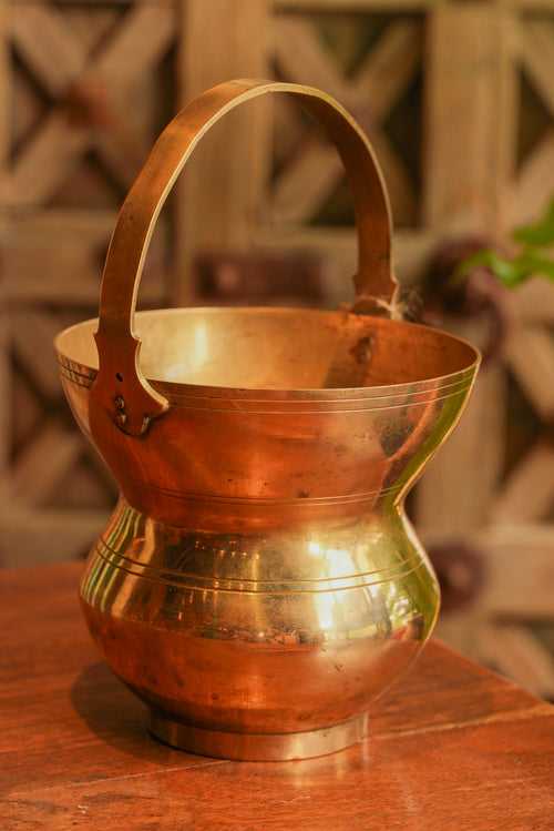 Vintage Brass Holy Water Pot