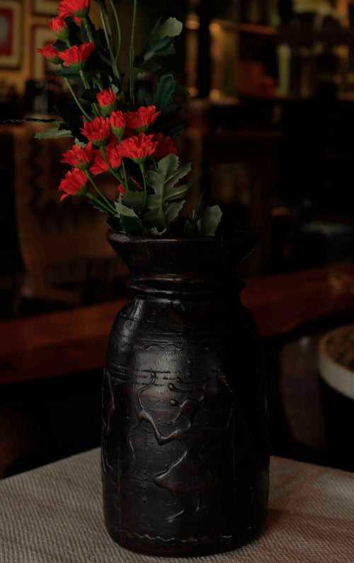 Antique Wooden Pot