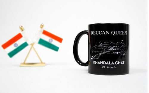 Deccan Queen | Khandala Ghat Tunnels | Coffee Mug