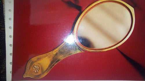 Handmade Aranmula Oval Mirror of 5 Inch