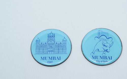 Mumbai | CSMT and City of Bulls | Fridge Magnets