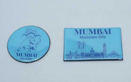 Mumbai | Maximum City and City of Bulls | Fridge Magnets
