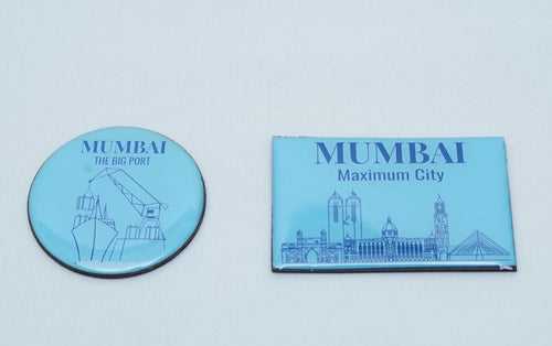Mumbai | Maximum City and The Big Port | Fridge Magnet