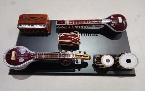 Set of 5 Miniature Musical Instruments