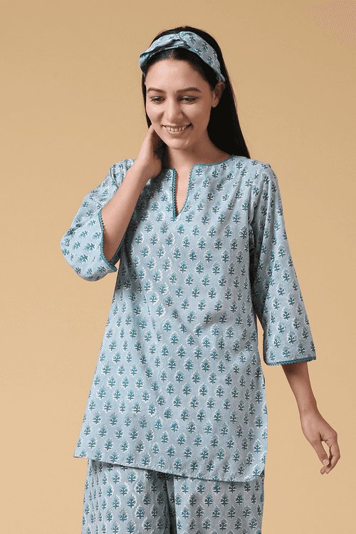 Kate Kurti-Pyjama w/ Hairband (Set of 2)