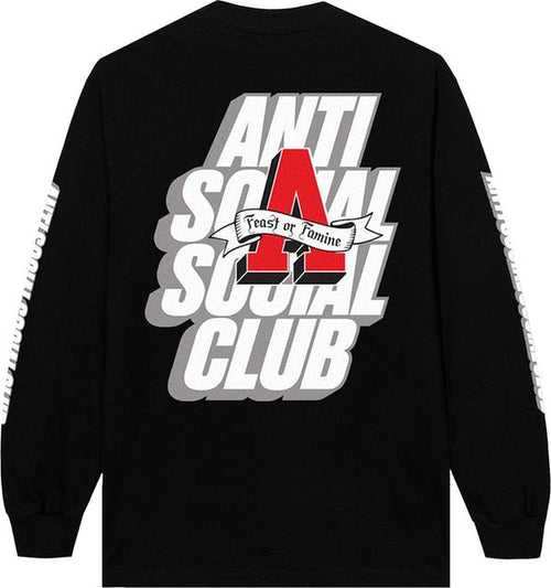 ASSC TWO TONE TEE BLACK SWEATSHIRT