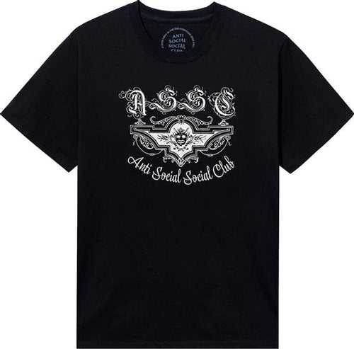 ANTI SOCIAL SOCIAL CLUB X 2 TONE FEAST OR FAMINE TEE 'BLACK'