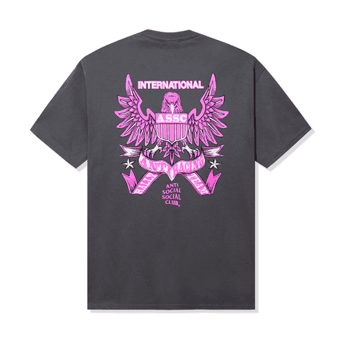 ANTI SOCIAL SOCIAL CLUB OVERANXIOUS TEE CHARCOAL