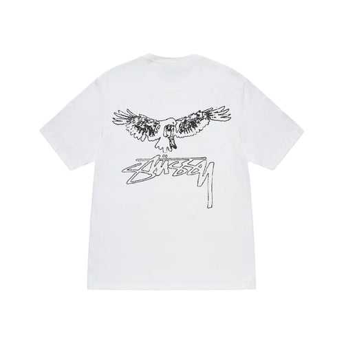 STUSSY WINGSPAN TEE WHITE