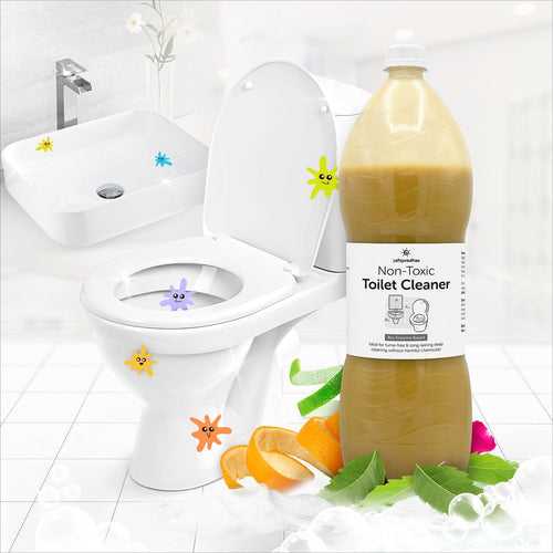 Non-Toxic Toilet Cleaner 700g & 1.9kg |  Bio Enzyme Based Toilet Bowl Cleaner | Fumes-Free | Eliminates Odours