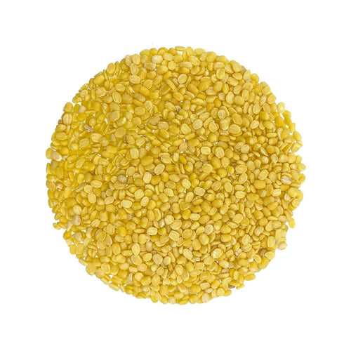 Moong Dal Dhuli - Green Gram Split Skinless 800g - Purely Organic, Unpolished & Ethically Sourced - No Preservatives