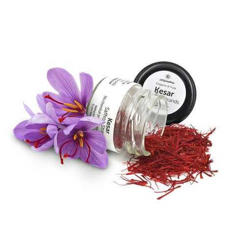 Persian/Iranian Saffron Strands 1g - Kesar - Organic & Pure without Adulteration