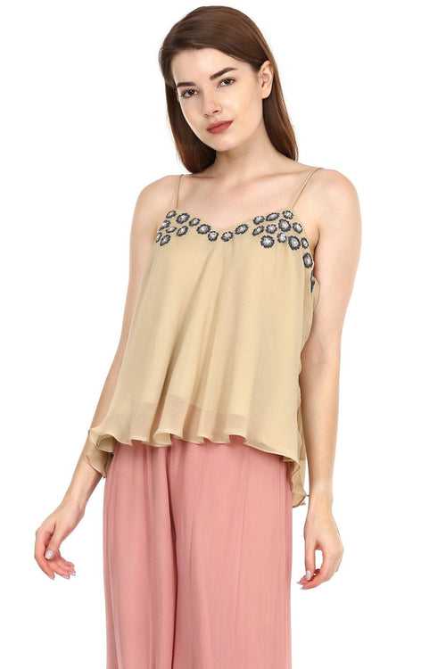 Beige Cami Top