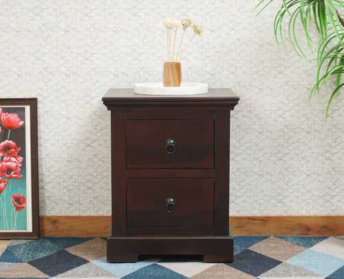 Kollam Two Drawer Bedside Table