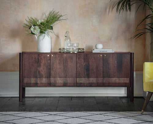 Chandigarh Solid Wood Sideboard Cabinet