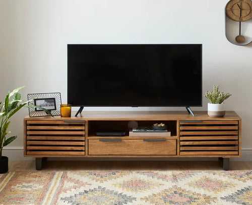 Indus Solid Wood Tv Cabinet