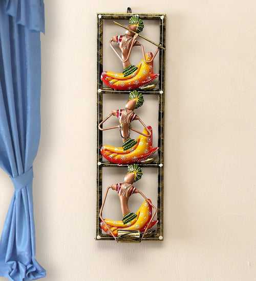 Iron Dancing Doll Wall Art In Multicolour