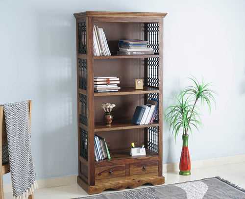 Sweden Sheesham Wood Open Bookshelve