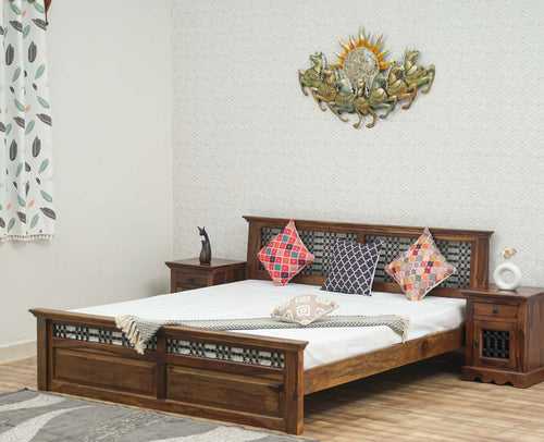 Sweden Solid Wood King Size Bed