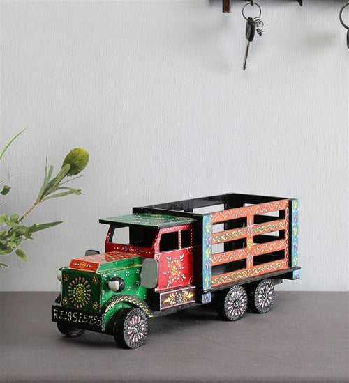 Wooden Showpiece Truck