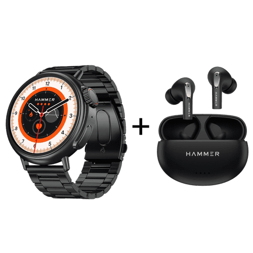 Hammer Active 3.0 Smart Watch & Mini Pods TWS (Combo)