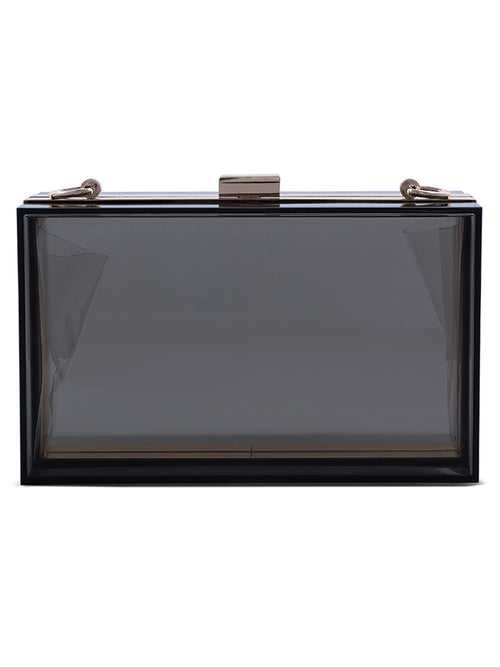 Clear Rectangle Clutch Bag