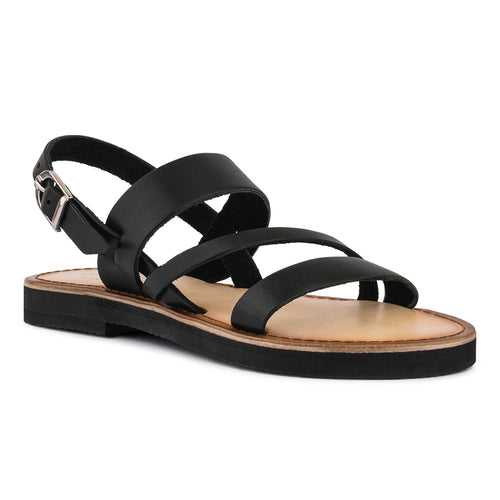 Flat Sandal With Ankle Strap