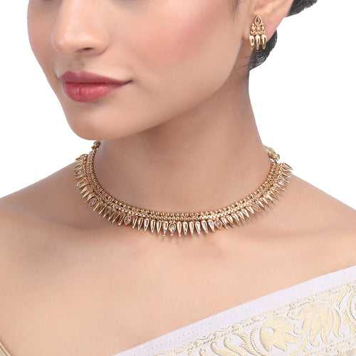 MISHITA   gold plated necklace set