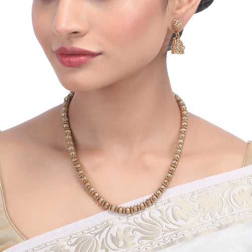 SHARVI   gold plated necklace set