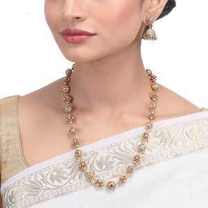 AARIKA   gold plated necklace set