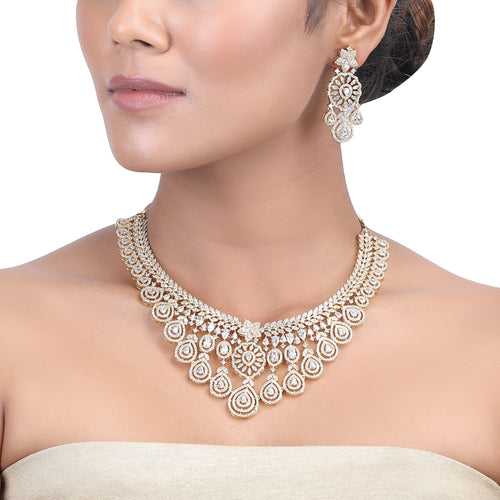 SITARA Juhi zircon  set