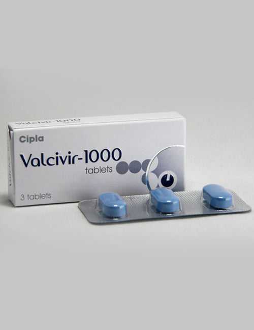 Valcivir 1000mg tab 3's