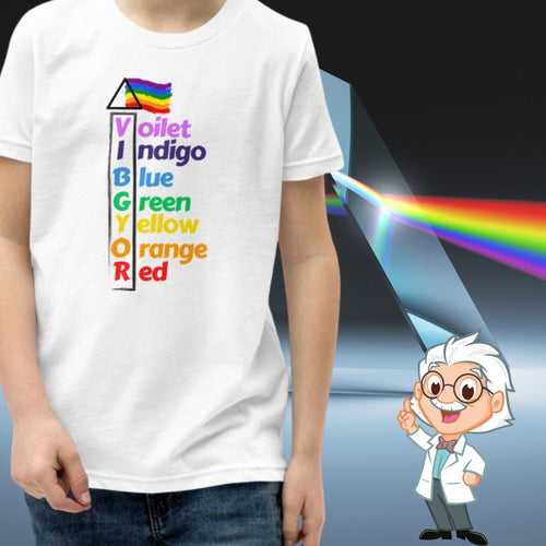 Vibgyor/Color Spectrum- Youth Short Sleeve T-Shirt