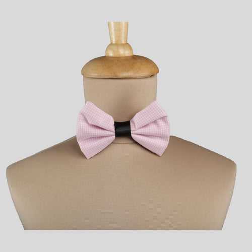 Pink Cotton Bow Tie
