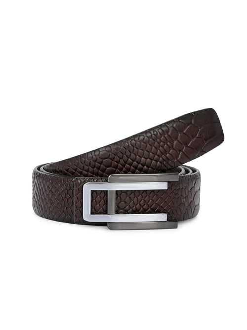 CFTD_748-Brown Leather Belt For Men's