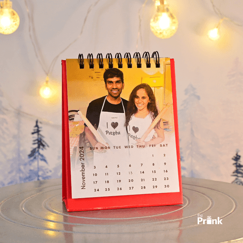 Mini Cute Calendar with photos | 2024