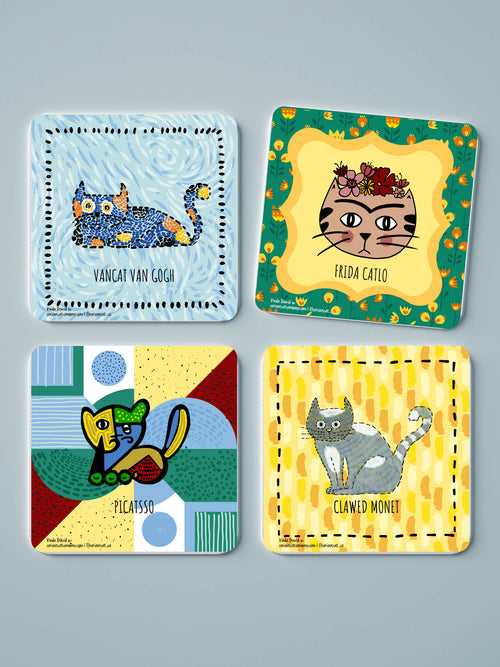 Artsy Coasters - Set of 4