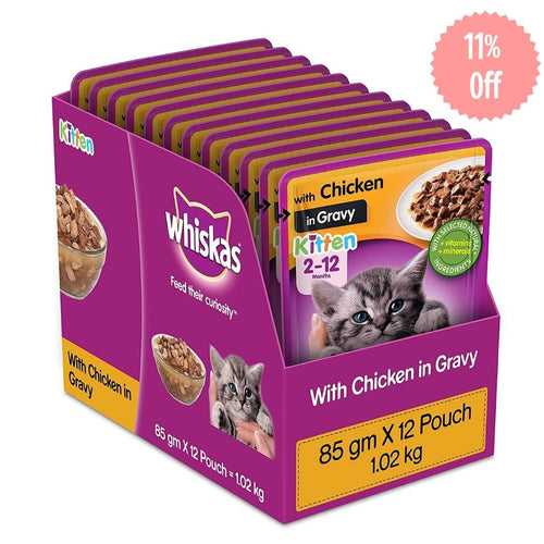 Whiskas Kitten - Wet Meal Chicken in Gravy