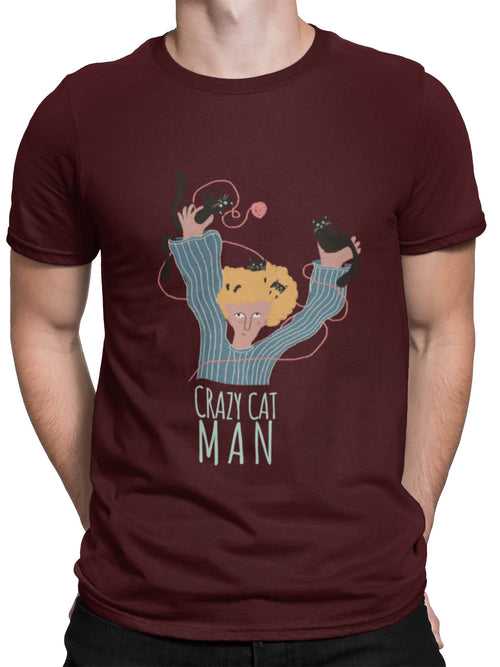 Crazy Cat Man Tee