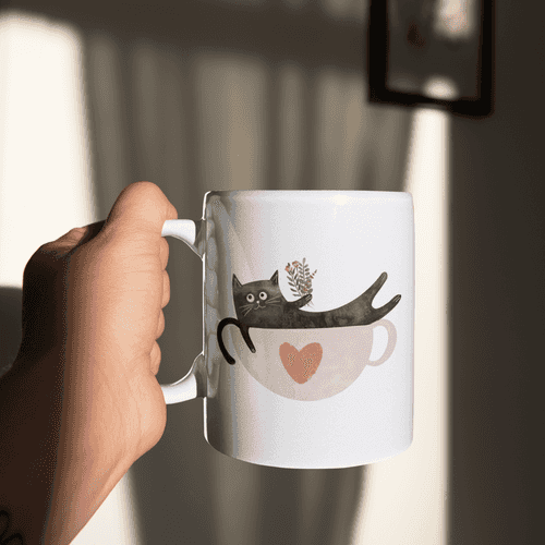 A Cup Of Purr Please Mug