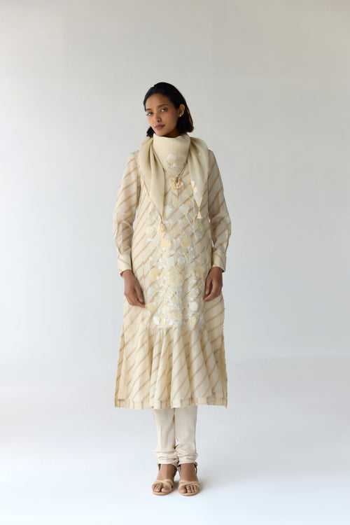 Cloud Cream Kurta Set