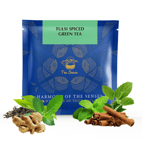 TEA SENSE Tulsi Green Pyramid Tea Bags (15 Pc)